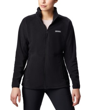 Columbia Basin Trail Fleece Full Zip Top, Chamarras Negros Para Mujer | 981743-XWY